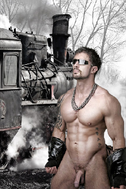 shades and a train